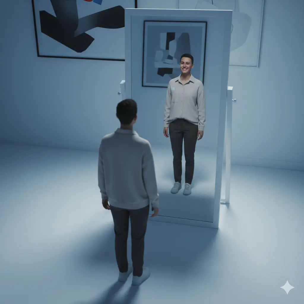 Read more about the article Ο Ψευδής Εαυτός: Η Ψυχολογία της Κοινωνικής Προσαρμογής και η Απώλεια της Αυθεντικότητας